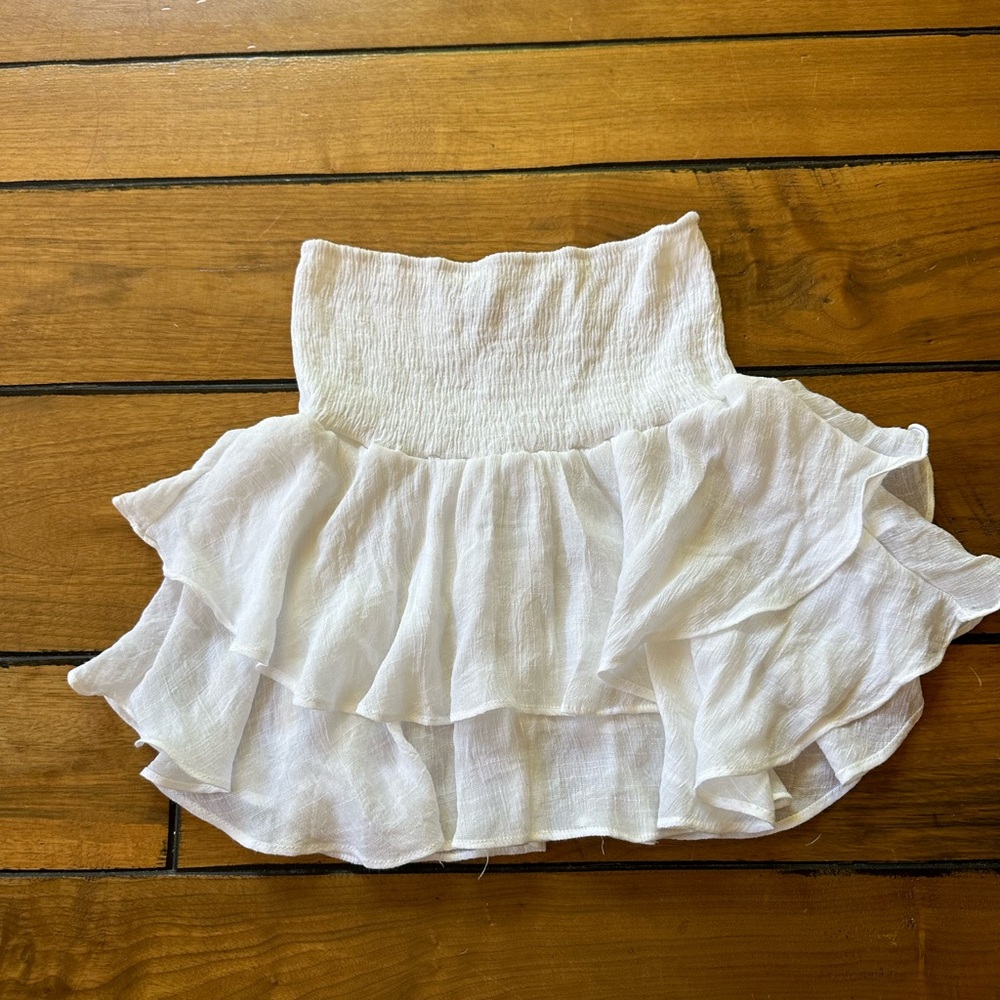 Adika White Skirt